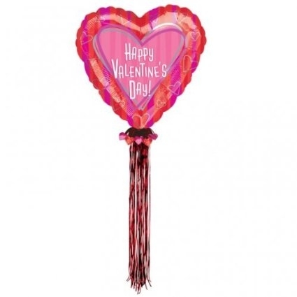 V - Airwalker Q - Heart Whimsy balloon