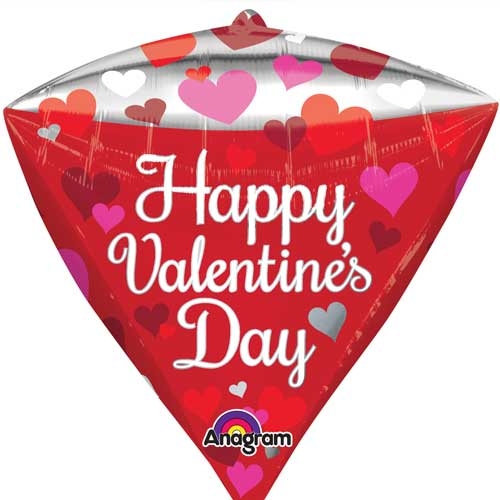 V - DMZ Valentine Floating Heart 15"x17" balloon