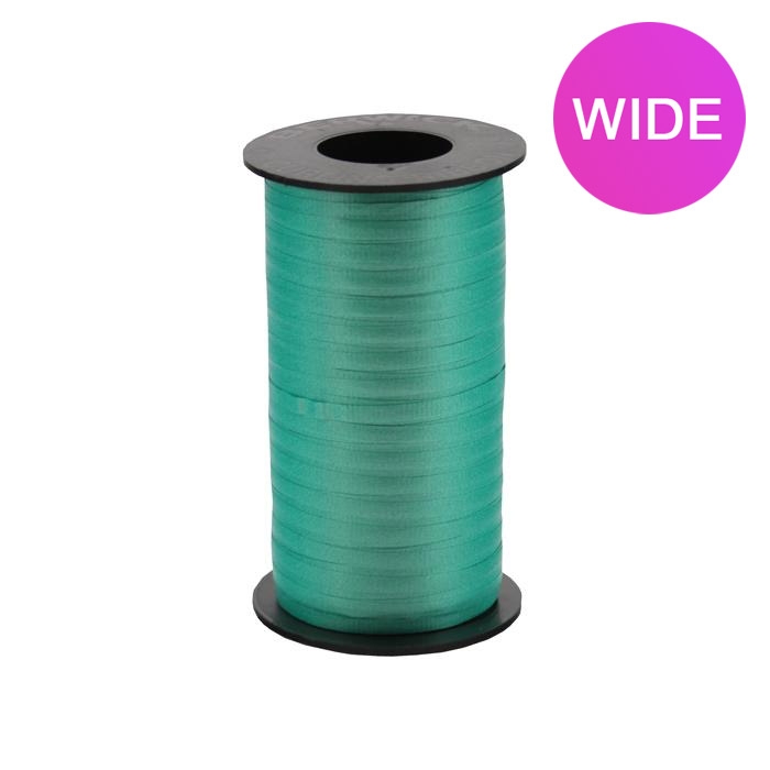 WIDE Curly Ribbon - Emerald - 3/8" x 250 yds