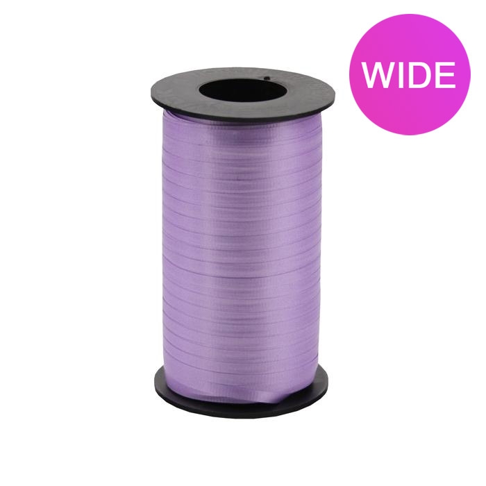 WIDE Curly Ribbon - Lavender - 3/8" x 250 yds