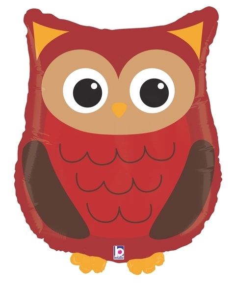 Woodland Owl Super Shape balloon